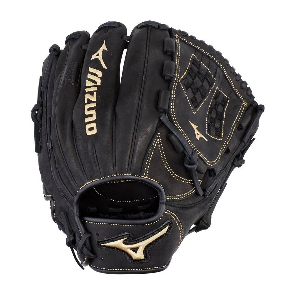 Luva Mizuno Softball MVP Prime 11.5" Fastpitch - Mulher - Pretas - KLNMV2605